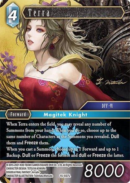 Terra, Crystal Dominion 15-037L
