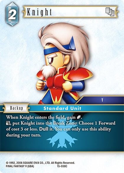 Knight, Crystal Dominion 15-038C