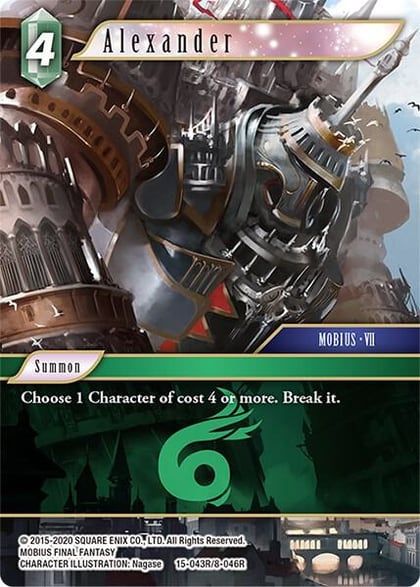 Alexander, Crystal Dominion 15-043R/8-046R