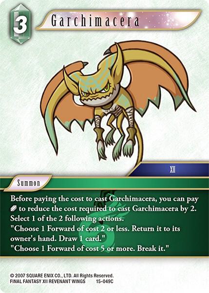 Garchimacera, Crystal Dominion 15-049C
