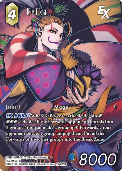 Kefka EX (Full Art), Crystal Dominion 15-071H