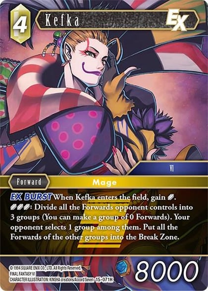 Kefka EX, Crystal Dominion 15-071H