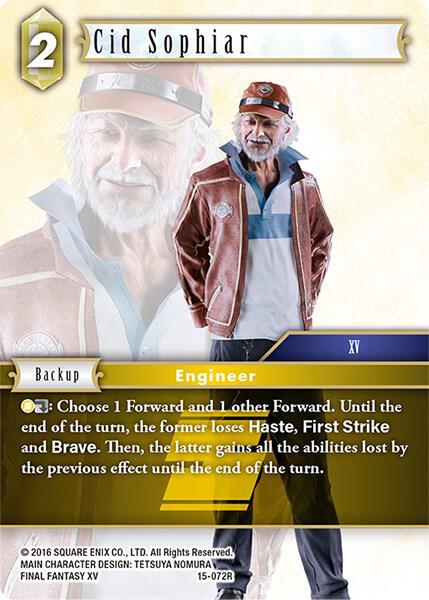 Cid Sophiar, Crystal Dominion 15-072R