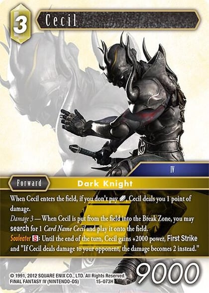 Cecil, Crystal Dominion 15-073H