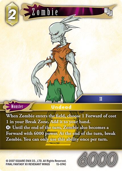 Zombie, Crystal Dominion 15-074C