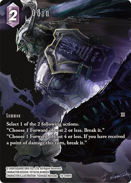 Odin (Full Art), Crystal Dominion 15-090H