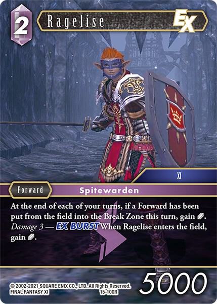 Ragelise EX, Crystal Dominion 15-100R