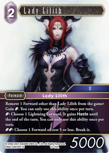 Lady Lilith, Crystal Dominion 15-104L