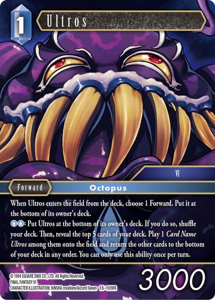 Ultros, Crystal Dominion 15-109R