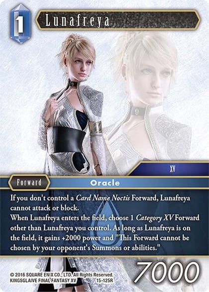 Lunafreya, Crystal Dominion 15-125R