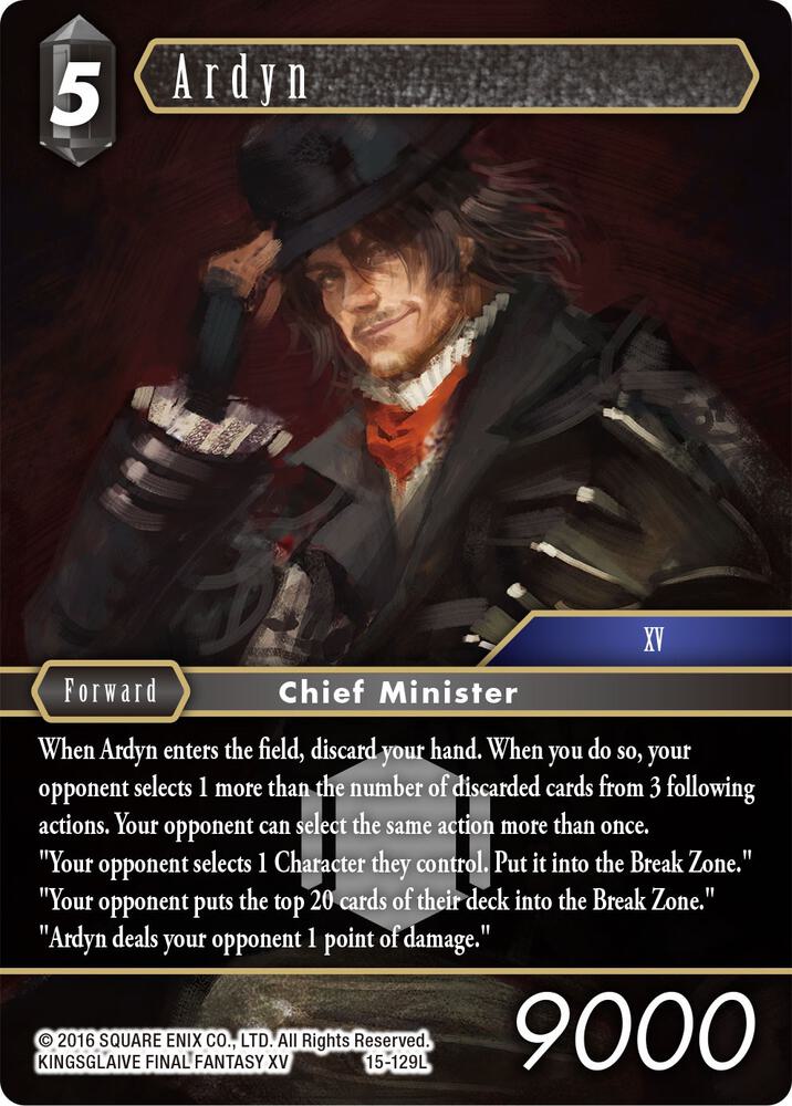 Ardyn, Crystal Dominion 15-129L