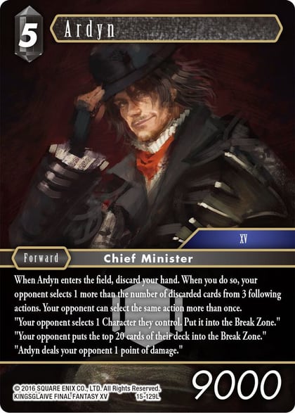 Ardyn, Crystal Dominion 15-129L
