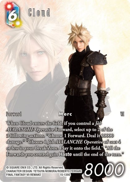 Cloud (Full Art), Crystal Dominion 15-139S