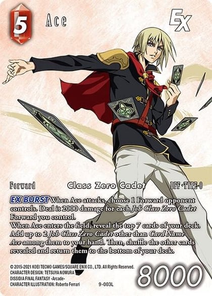 Ace EX (Full Art Reprint), Crystal Dominion 9-003L