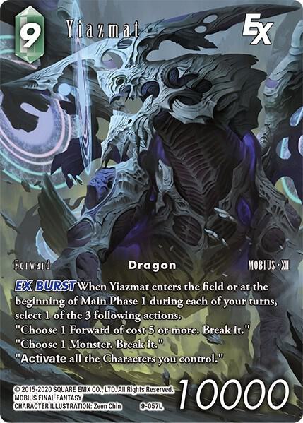 Yiazmat EX (Full Art Reprint), Crystal Dominion 9-057L