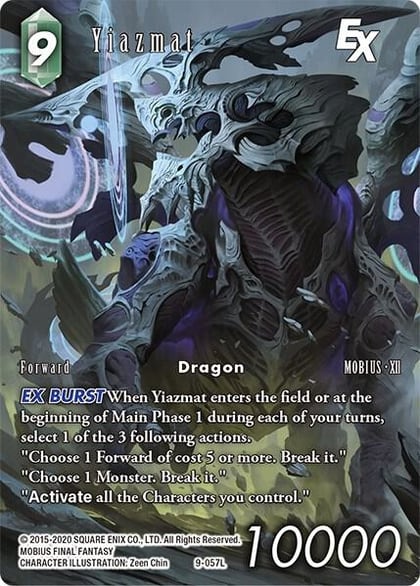 Yiazmat EX (Full Art Reprint), Crystal Dominion 9-057L