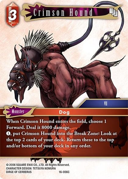 Crimson Hound, Emissaries of Light 16-006C