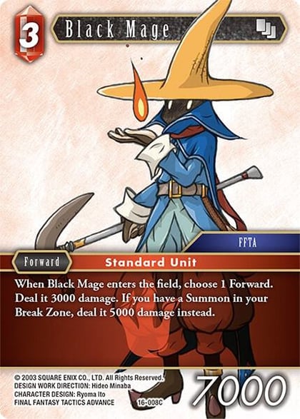 Black Mage, Emissaries of Light 16-008C