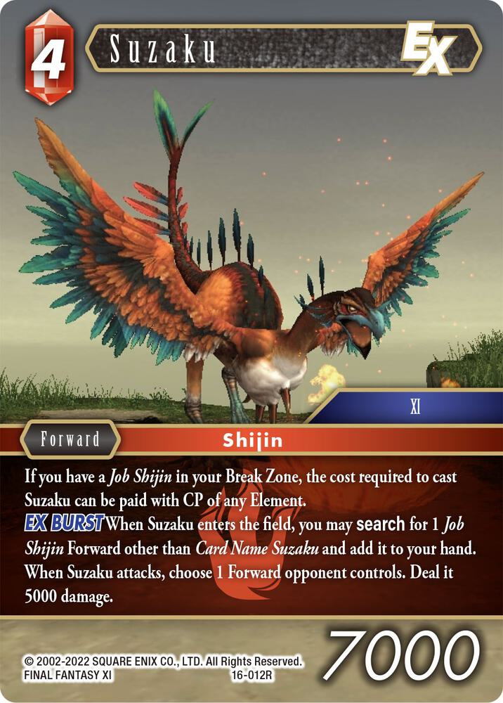 Suzaku EX, Emissaries of Light 16-012R
