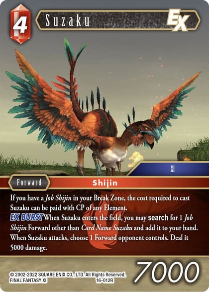 Suzaku EX, Emissaries of Light 16-012R