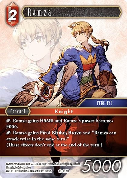 Ramza, Emissaries of Light 16-017R