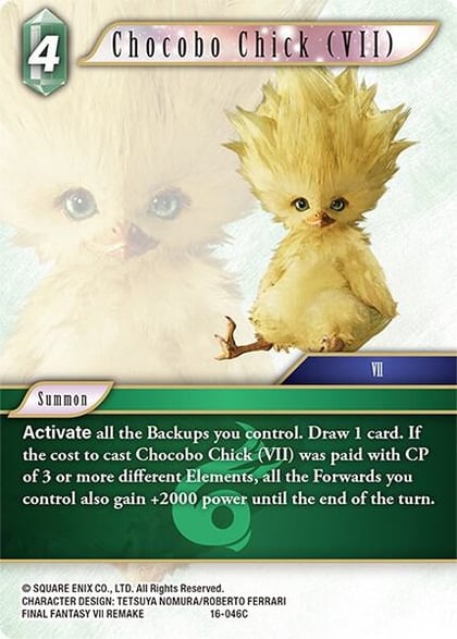 Chocobo Chick (VII), Emissaries of Light 16-046C