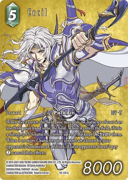 Cecil (Full Art), Emissaries of Light 16-051L