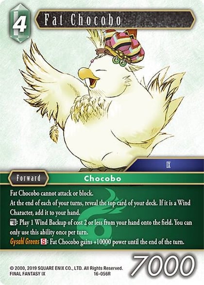 Fat Chocobo, Emissaries of Light 16-056R
