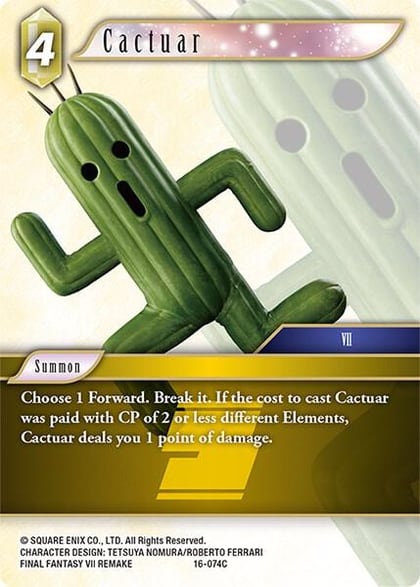 Cactuar, Emissaries of Light 16-074C