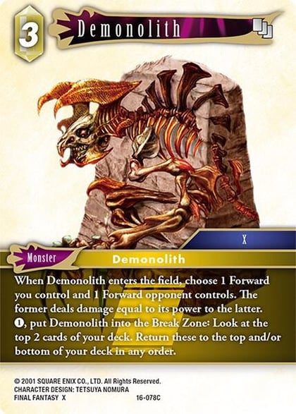 Demonolith, Emissaries of Light 16-078C