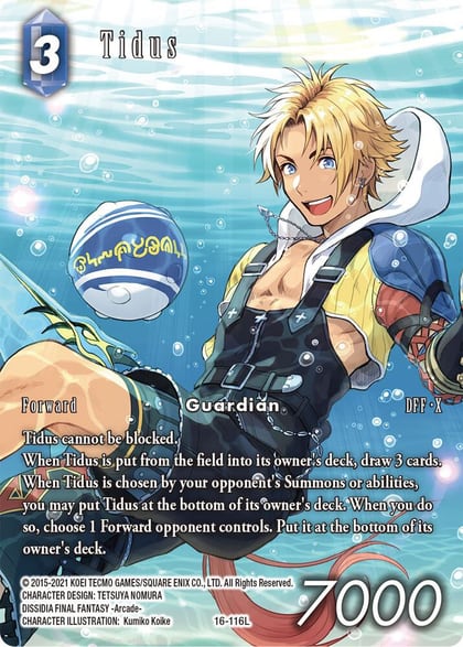 Tidus (Full Art), Emissaries of Light 16-116L