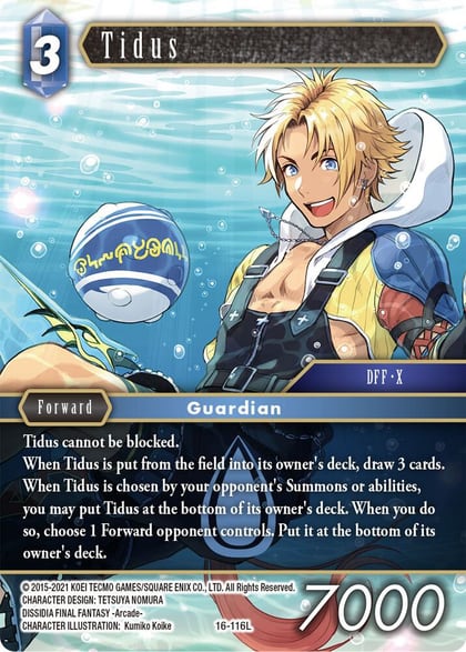 Tidus, Emissaries of Light 16-116L
