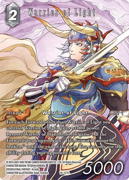 Warrior of Light (Full Art), Emissaries of Light 16-127L