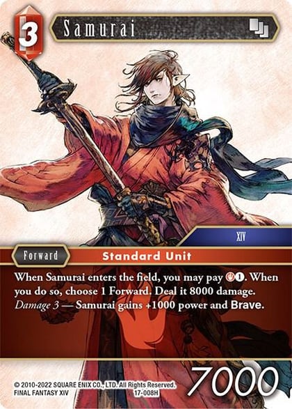 Samurai (008), Rebellion's Call 17-008H