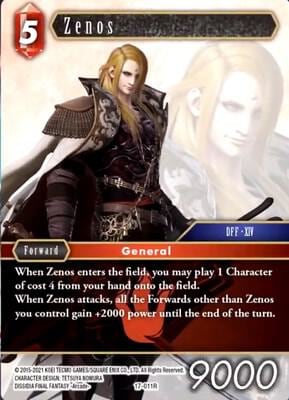 Zenos, Rebellion's Call 17-011R