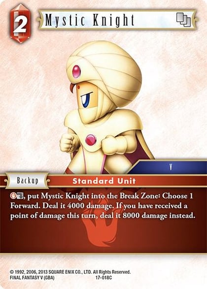 Mystic Knight, Rebellion's Call 17-018C