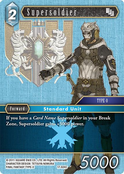 Supersoldier, Rebellion's Call 17-024C