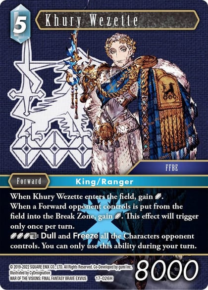 Khury Wezette, Rebellion's Call 17-026H