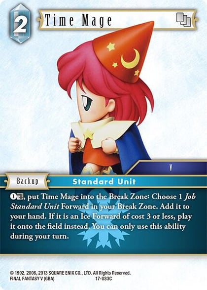 Time Mage, Rebellion's Call 17-033C