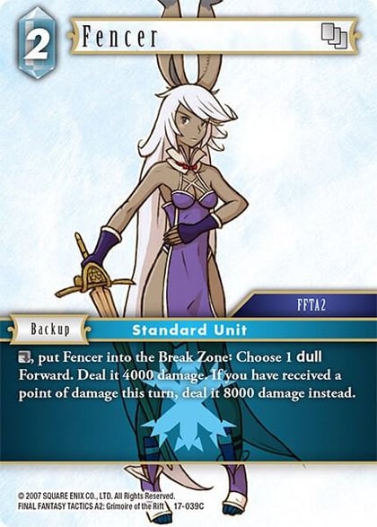 Fencer, Rebellion's Call 17-039C