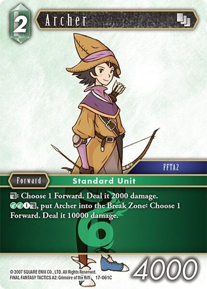 Archer, Rebellion's Call 17-061C