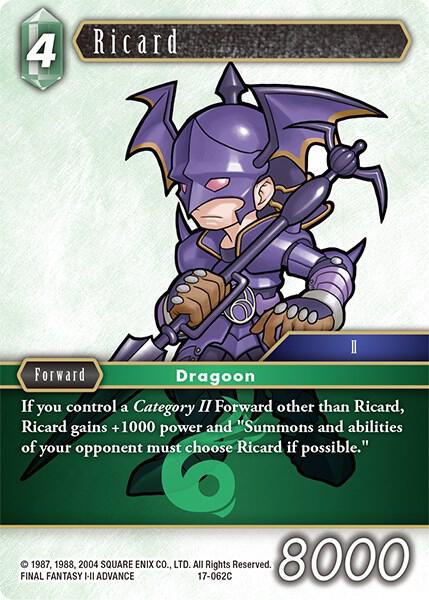 Ricard, Rebellion's Call 17-062C