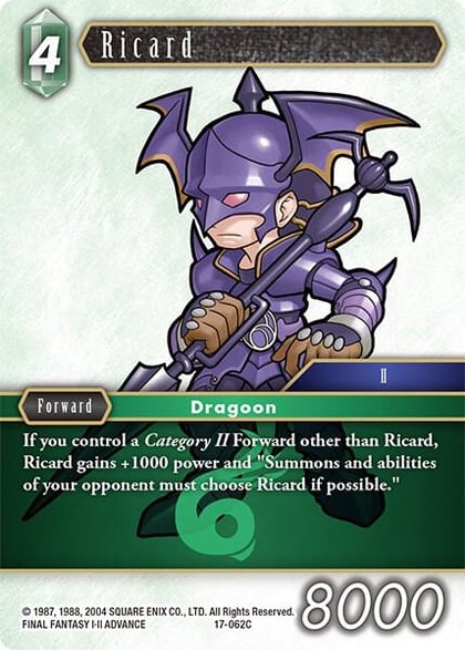 Ricard, Rebellion's Call 17-062C