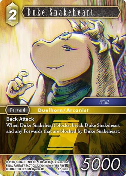 Duke Snakeheart, Rebellion's Call 17-068R
