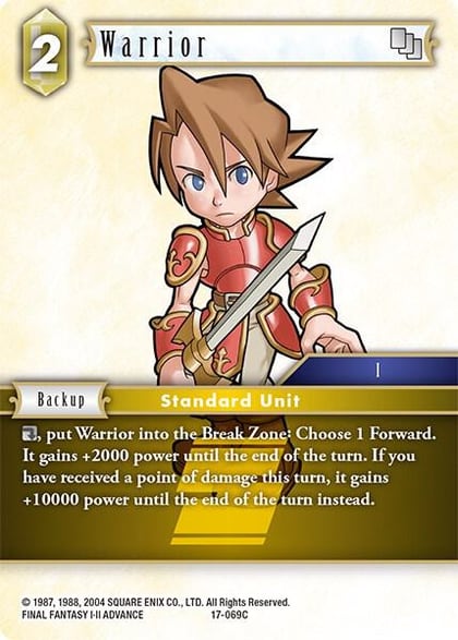 Warrior, Rebellion's Call 17-069C