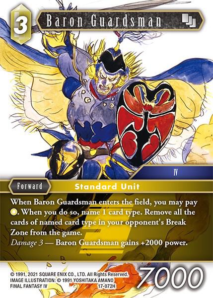 Baron Guardsman, Rebellion's Call 17-072H