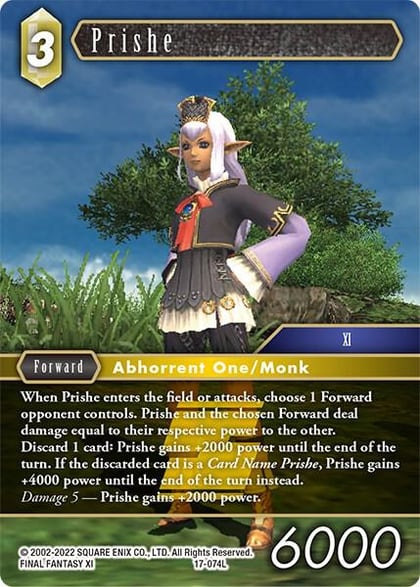 Prishe, Rebellion's Call 17-074L