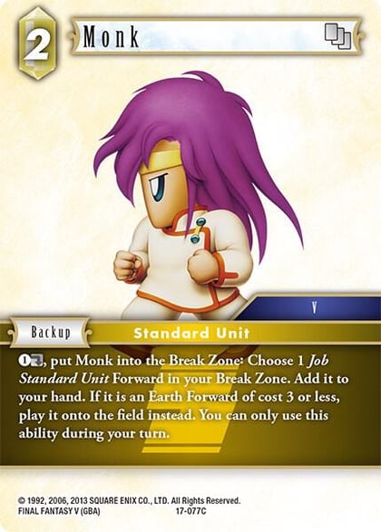 Monk, Rebellion's Call 17-077C