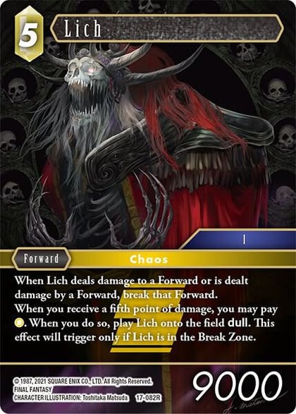 Lich, Rebellion's Call 17-082R