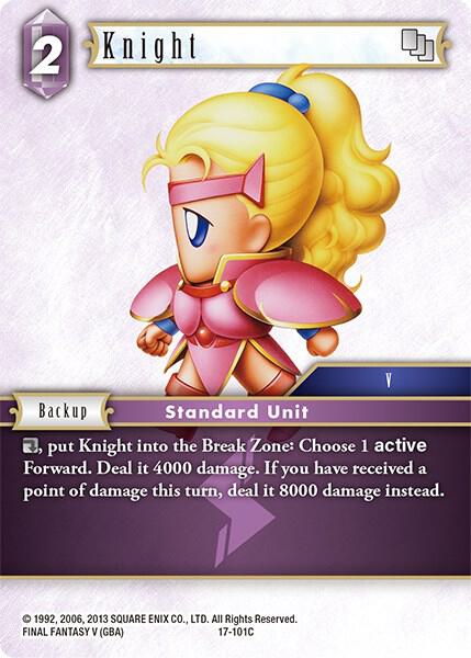 Knight (101), Rebellion's Call 17-101C
